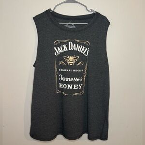 Torrid Gray Jack Daniel's Graphic Sleeveless Tee